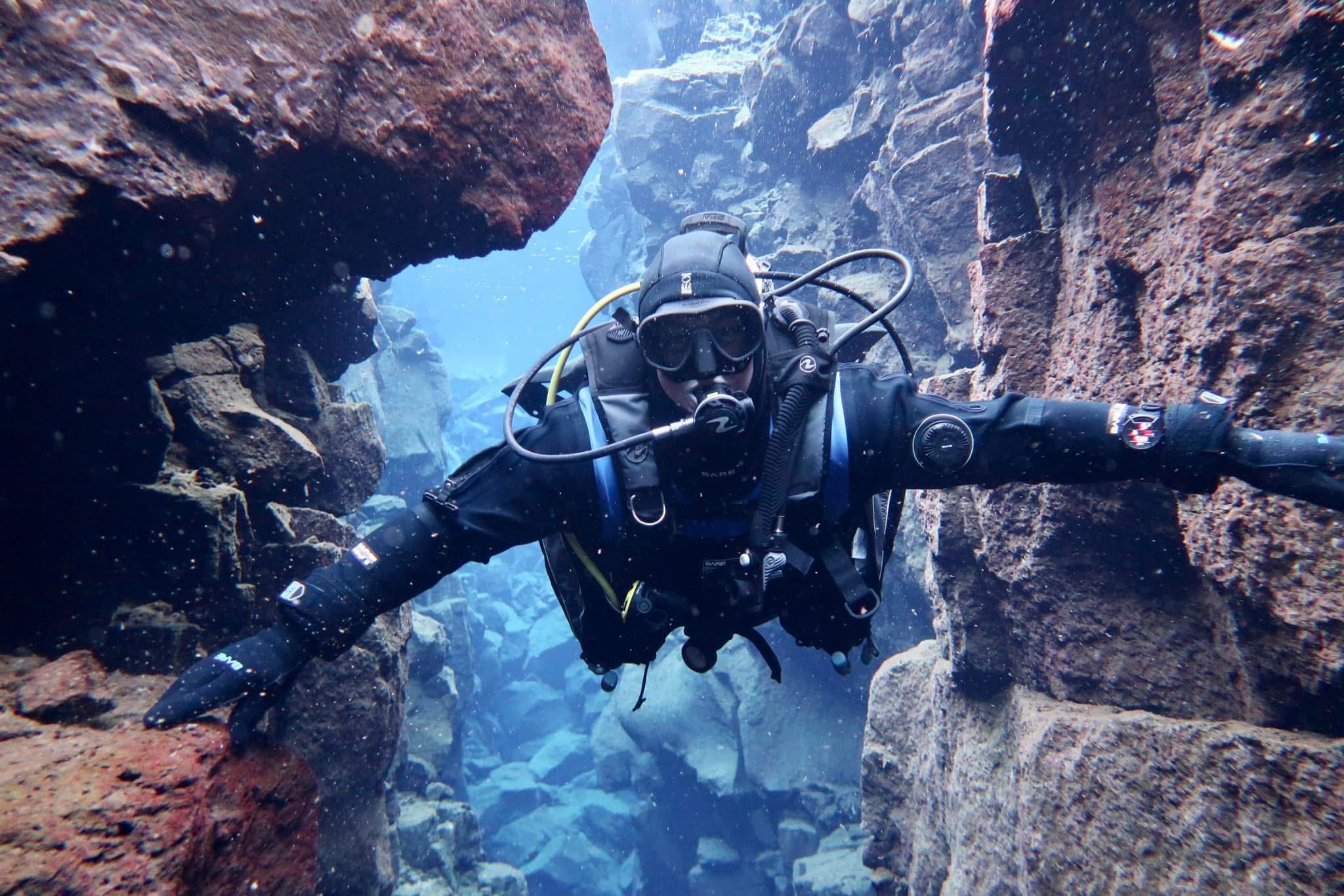 Danny Pilgrim underwater Danny Pilgrim underwater